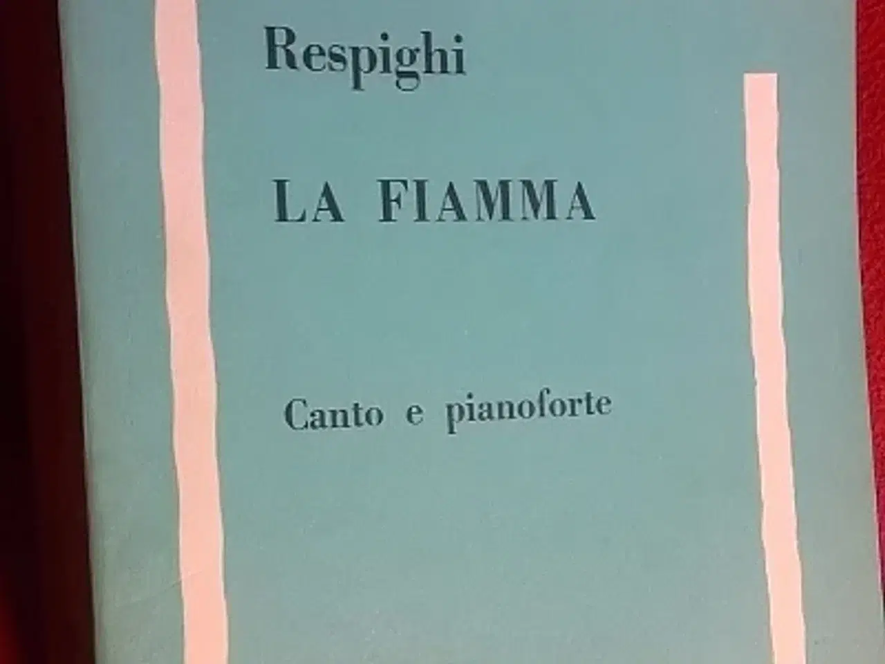Billede 1 - Ottorino Respighi: La Fiamma - Partitur