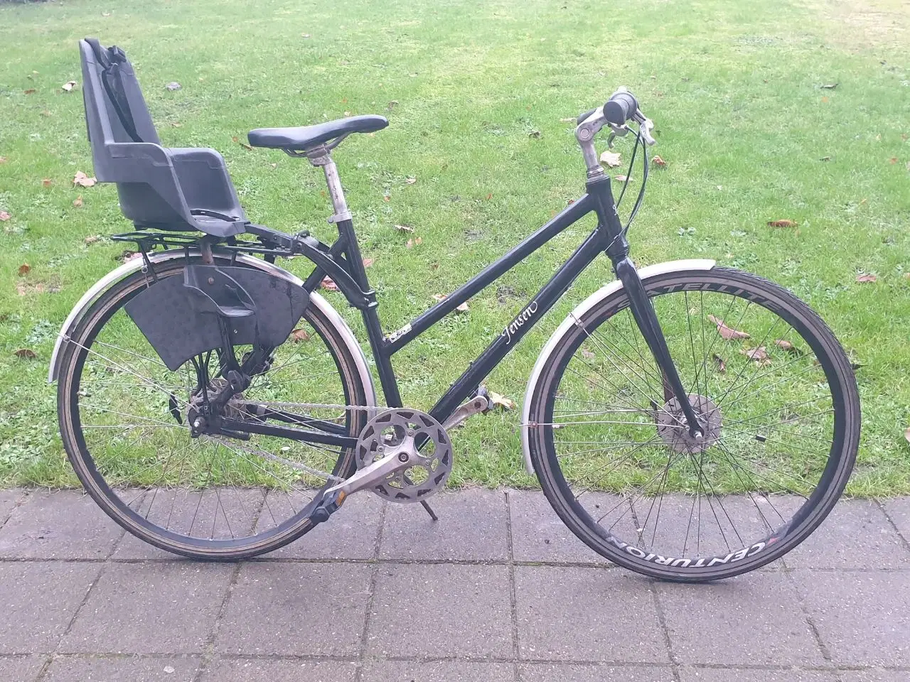 Billede 19 - Jensen damecykel m. barnestol, 7 gear, 51 cm stel