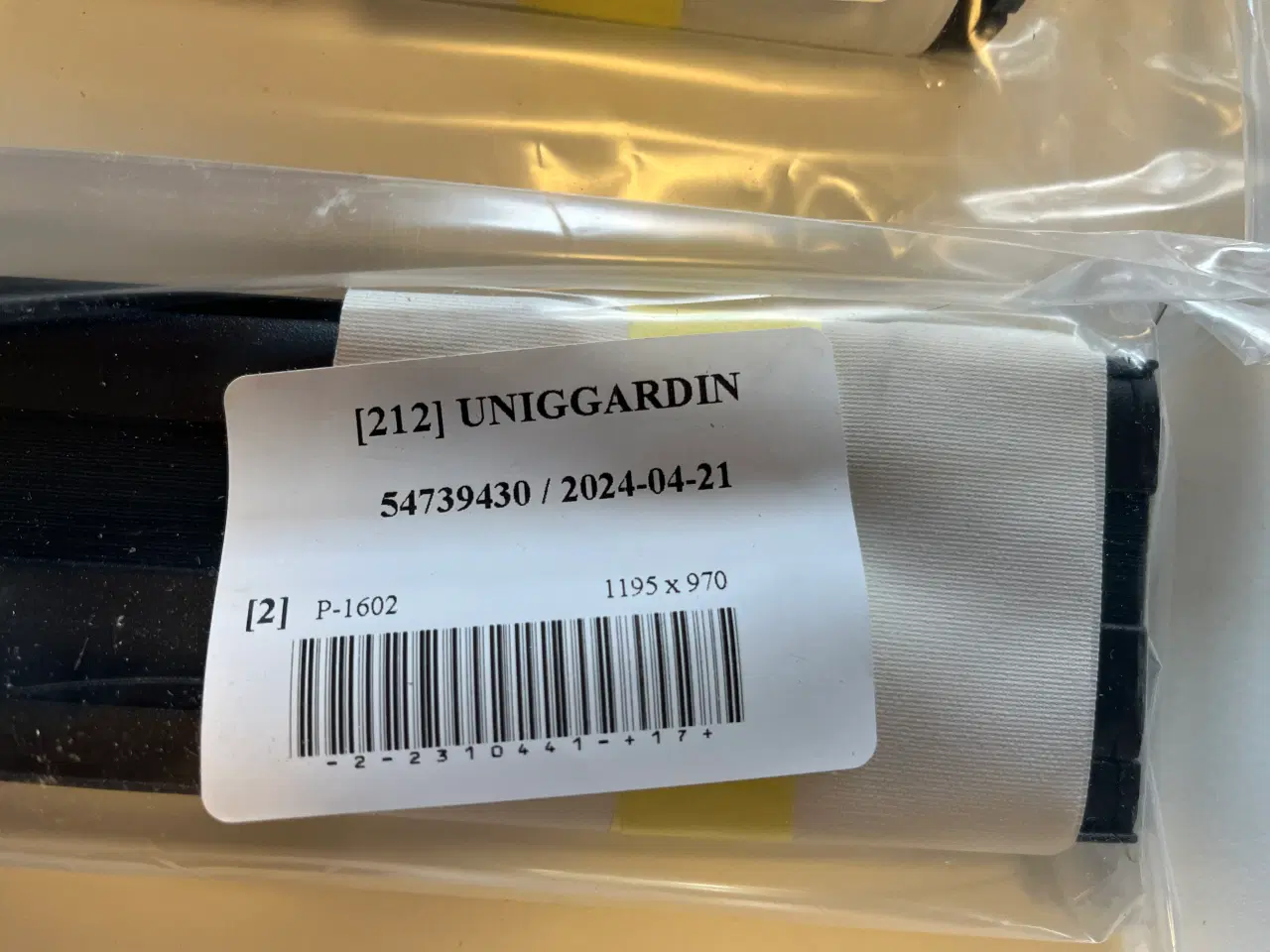 Billede 4 - Plissegardin Sort