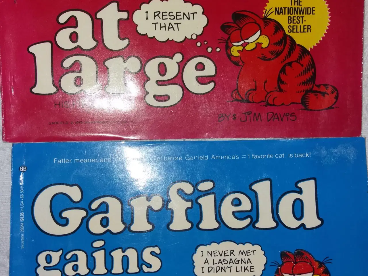 Billede 1 - Garfield at Large" & "Garfield gains Weight"