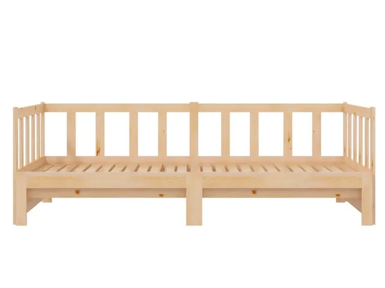 Billede 7 - Daybed med udtræk 90x200 cm massivt fyrretræ