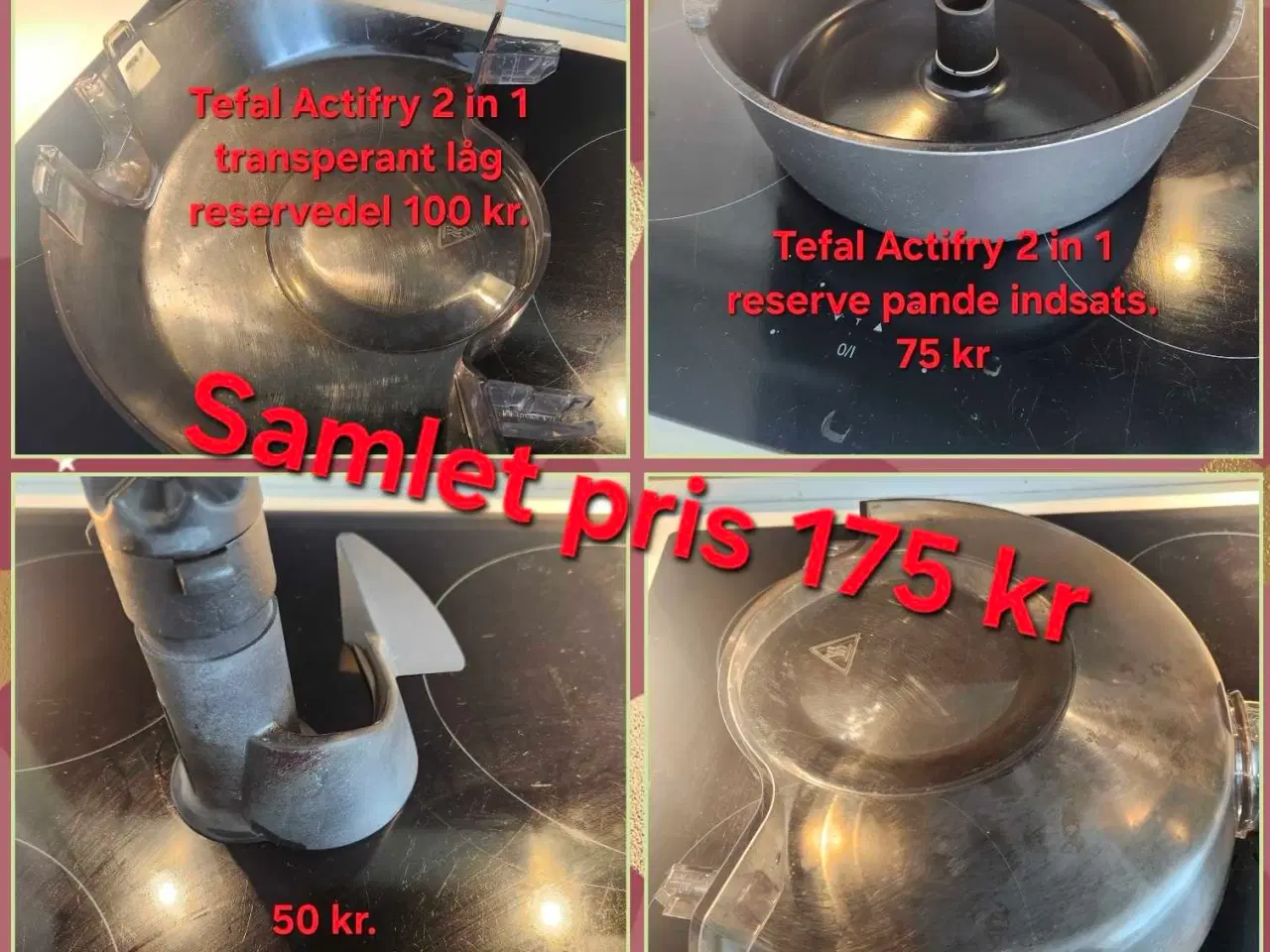 Billede 1 - Reservedele til Tefal Actifry 2in1: låg- rørerarm-