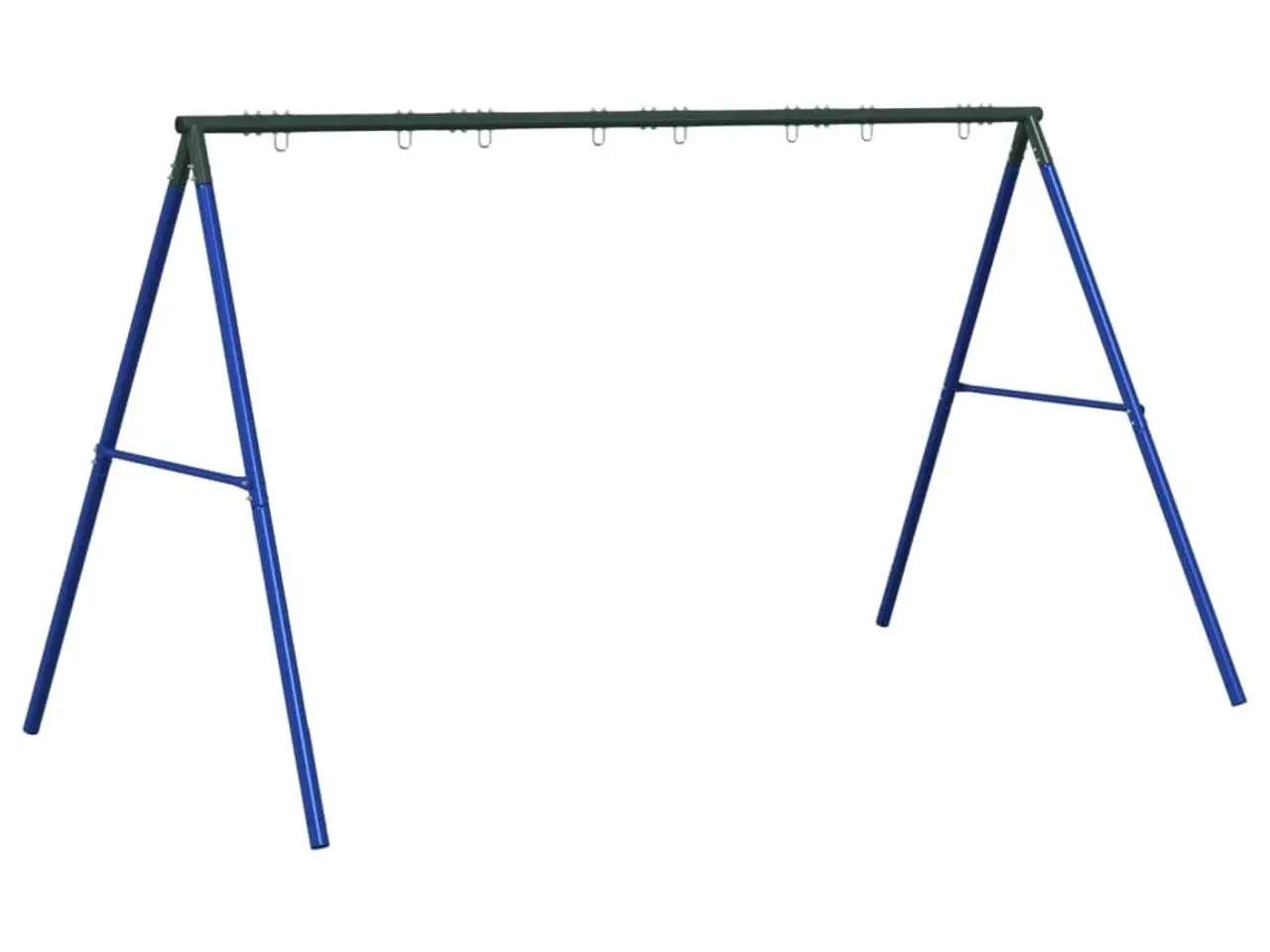 Billede 2 - Gyngestativ med 8 kroge stål blå