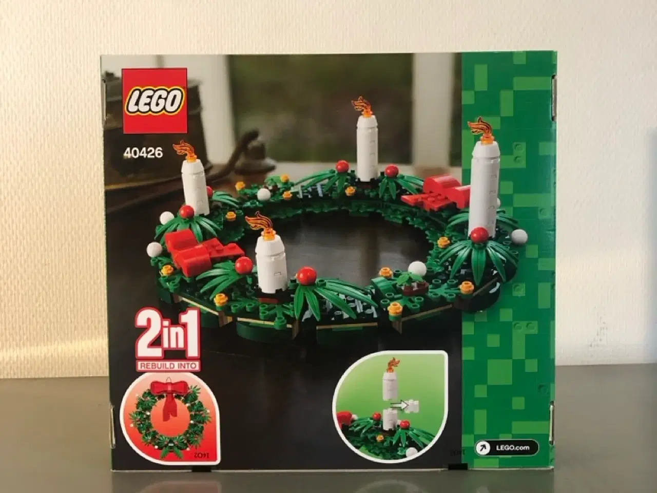 Billede 3 - LEGO 40426 Christmas Wreath 2-in-1 uåbnet