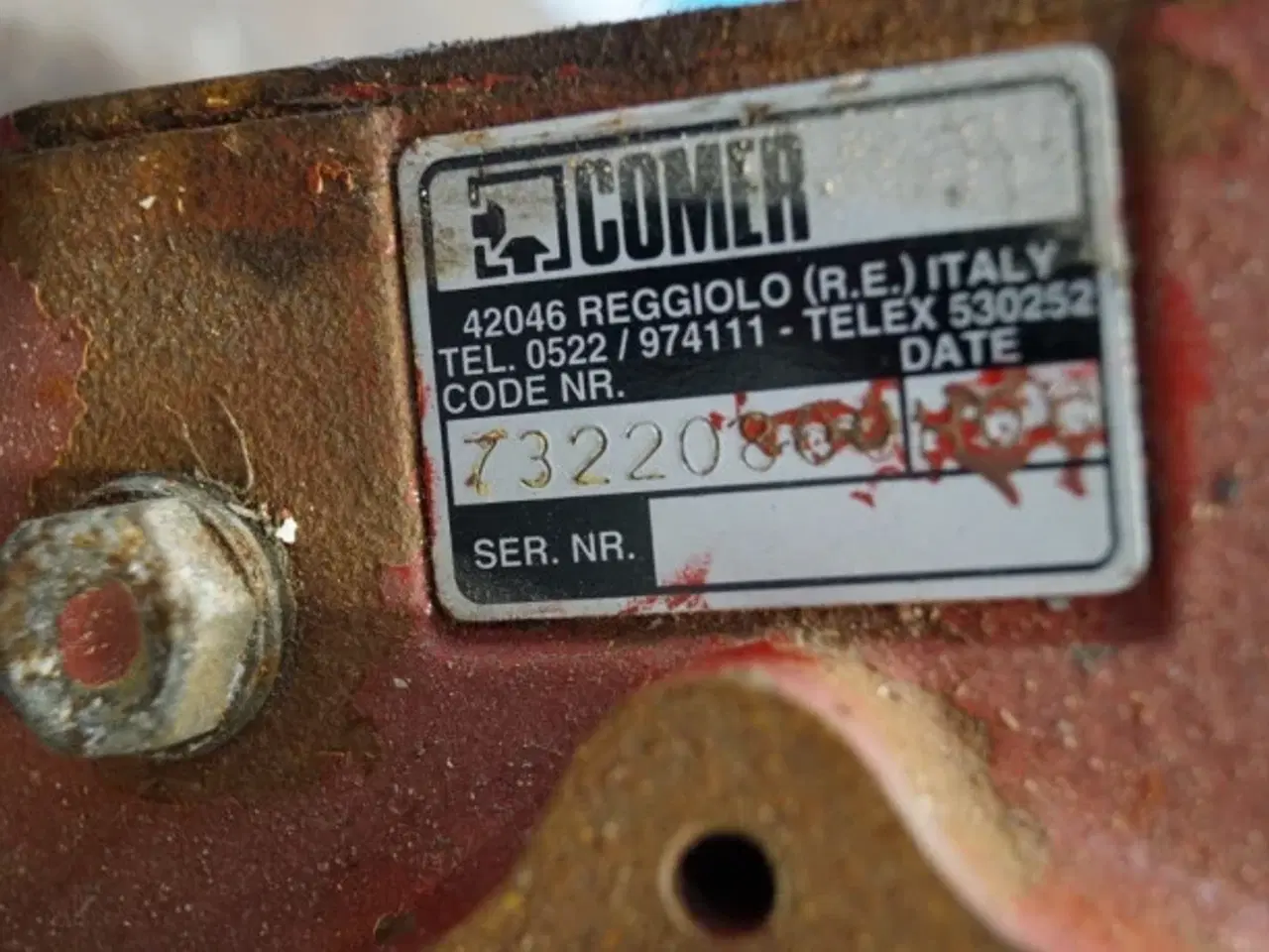 Billede 10 - COMER Fodervogn Gearkasse 73220800