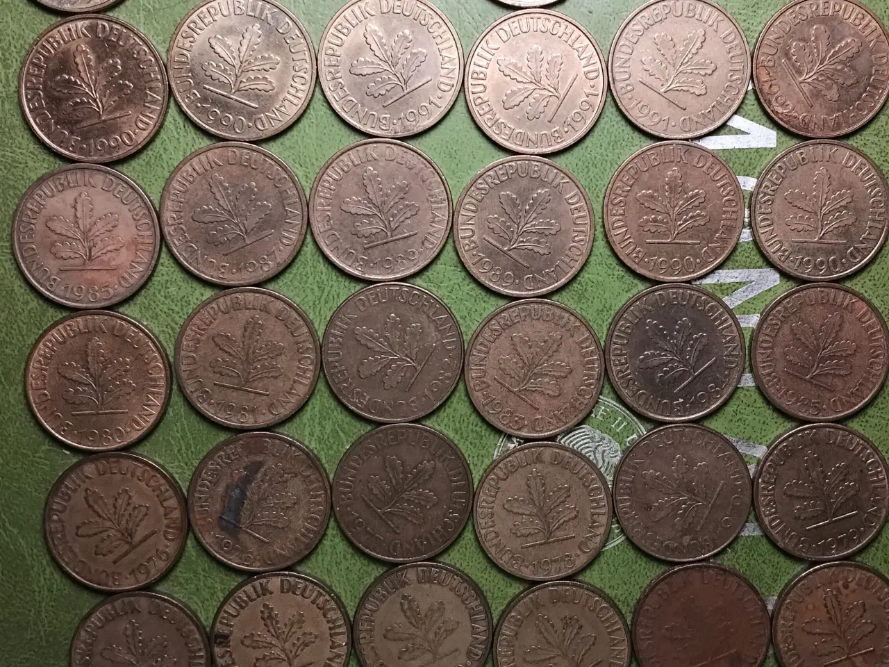 Billede 2 - TYSKLAND 36 x 10 PFENNIG 1950 - 1996 + 2 x 5 PF +2
