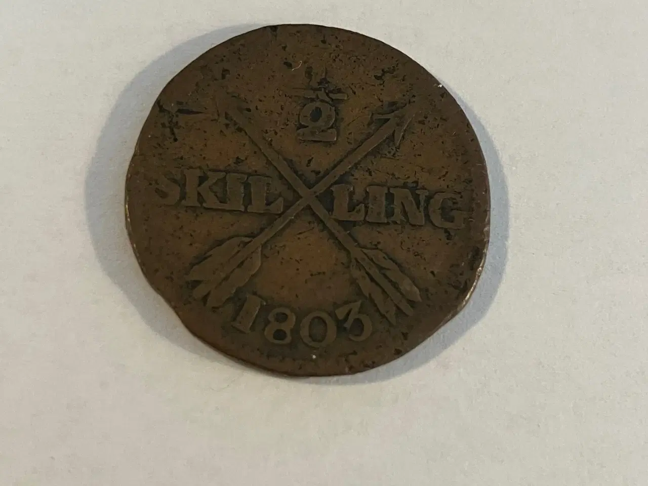 Billede 1 - 1/2 Skilling 1803 Sweden
