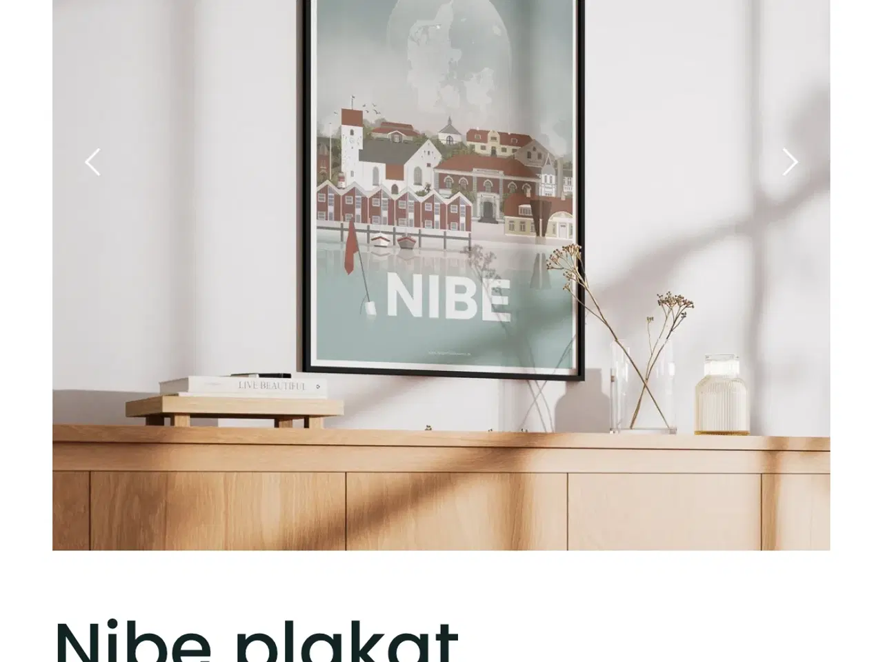 Billede 3 - Nibe billede i sort ramme