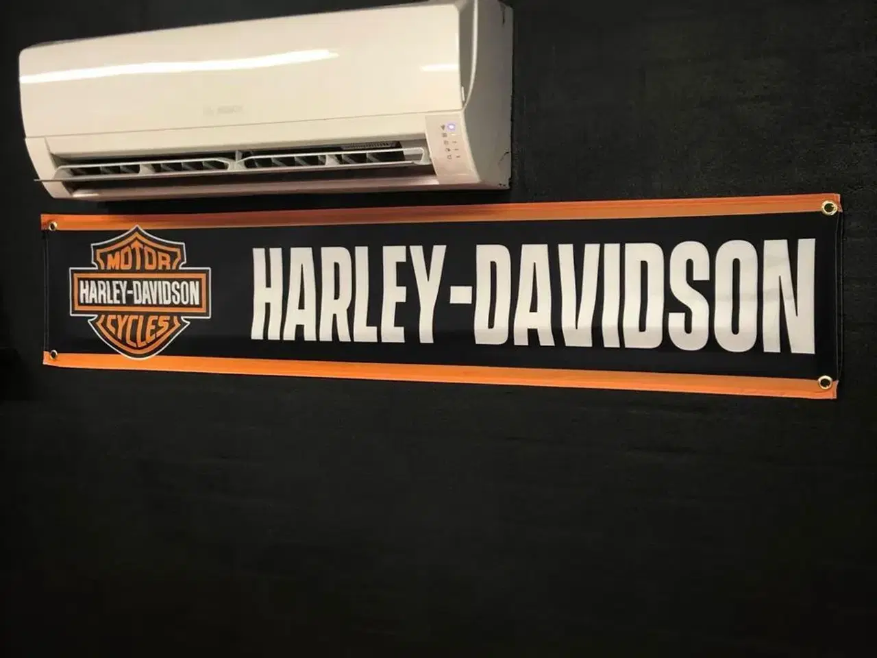 Billede 1 - Flag: Harley-Davidson (Lang)