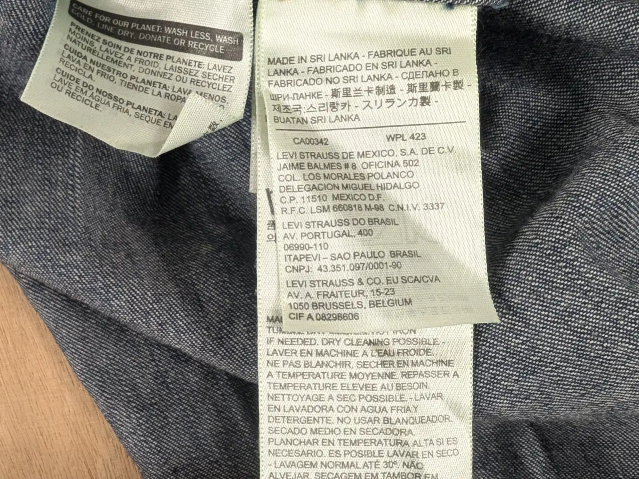 Billede 7 - Levi's blå skjorte, størrelse S