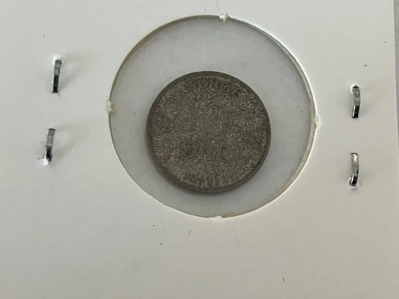 Billede 1 - 10 Øre 1911 Norge - Dårlig stand