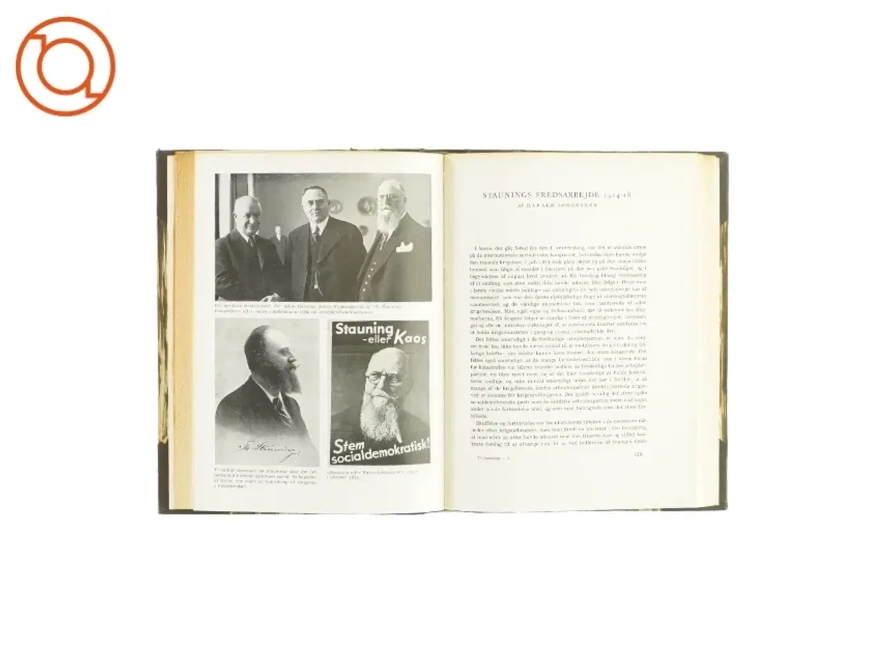 Billede 3 - Mennesket og politikeren af Th. Stauning (Bog)