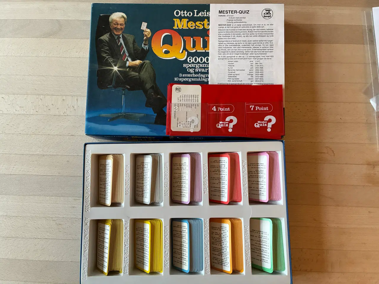 Billede 1 - Otto Leisner Mester Quiz, strategi og voksenspil,