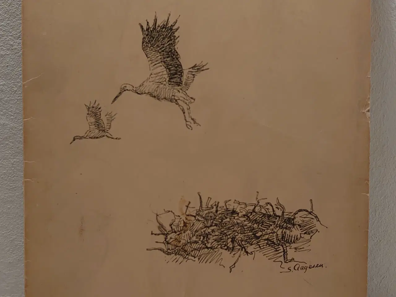 Billede 1 - H.C.Andersen:Storkene.ill Stig Aagesen. Nr378 af 7