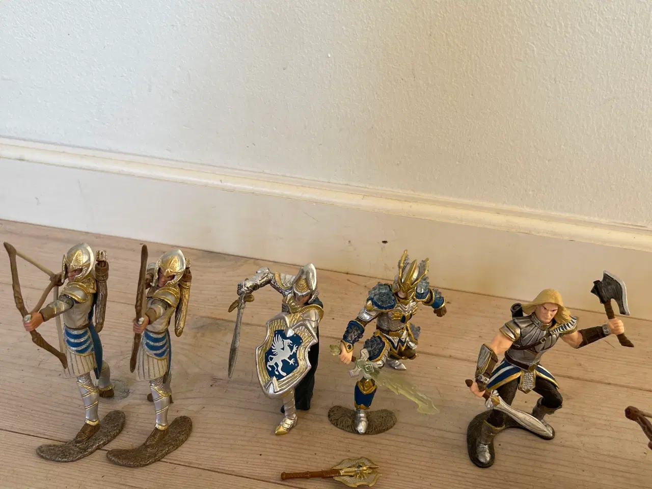 Billede 7 - 8 Schleichs figurer af riddere + hest