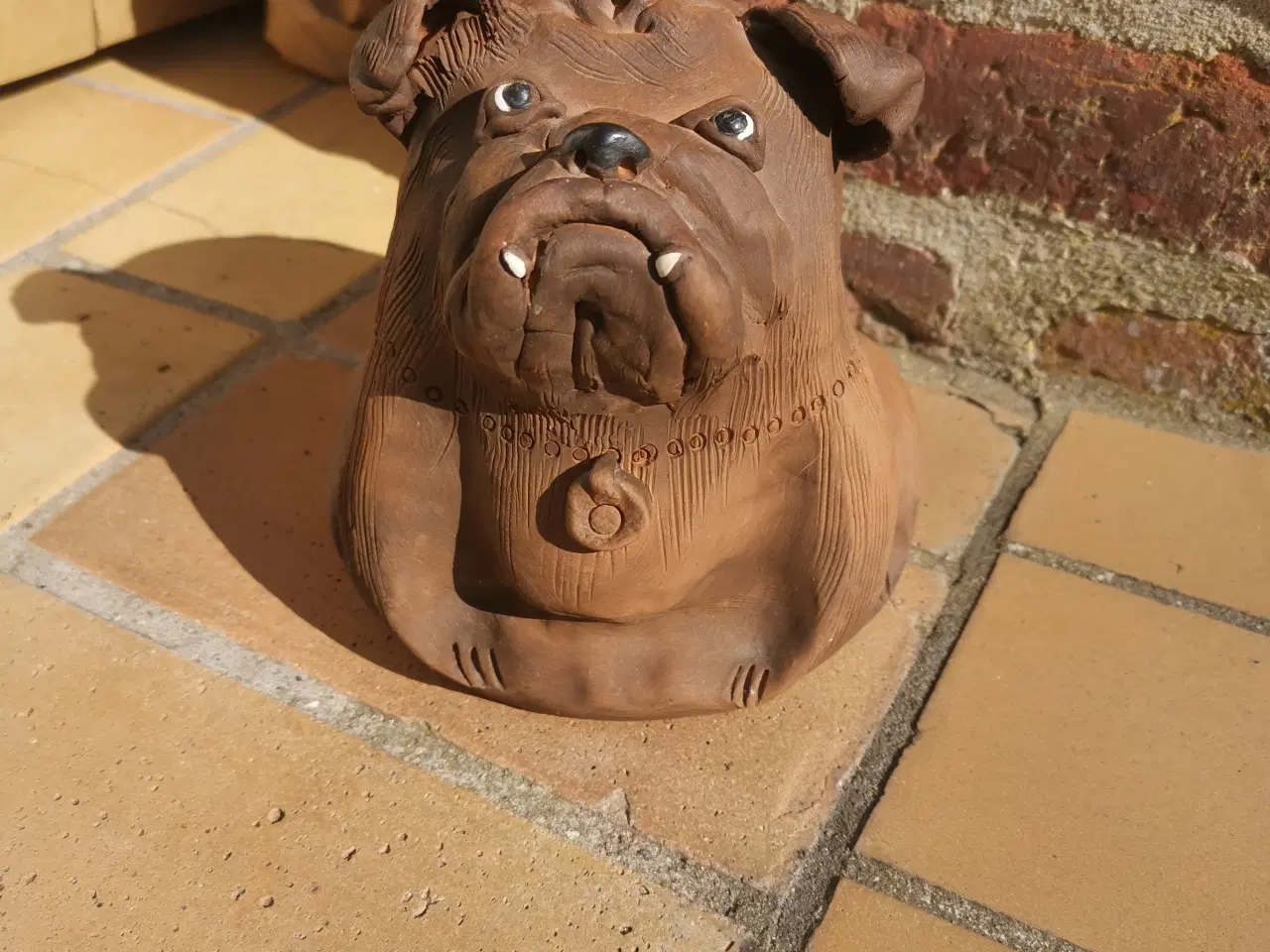 Billede 1 - Keramik Bulldog Sparegris