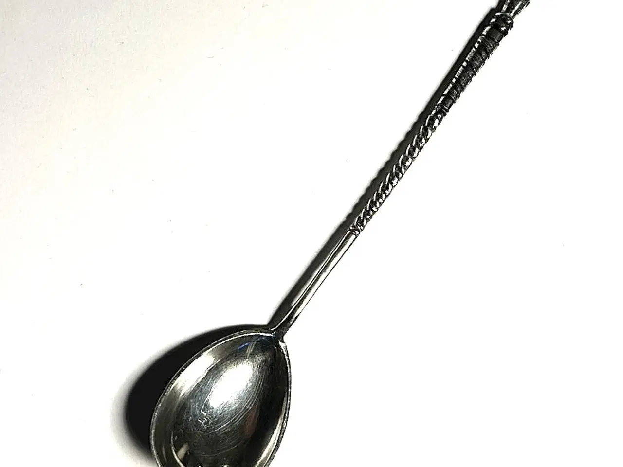 Billede 4 - Russisk sølvske med emalje.