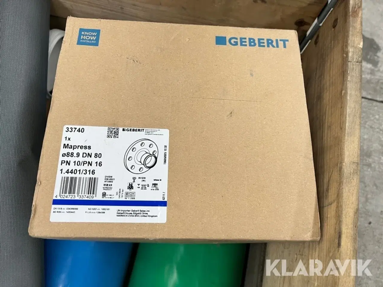 Billede 12 - Lot - unidrain, svejsetråd, kloakrør og øvrigt - 2 paller