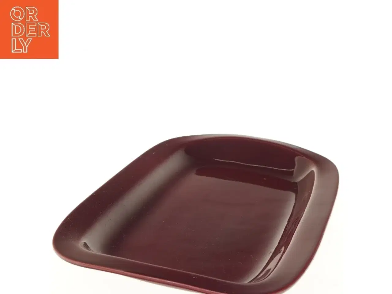 Billede 3 - Rød rektangulær fad (str. 45x27 cm)