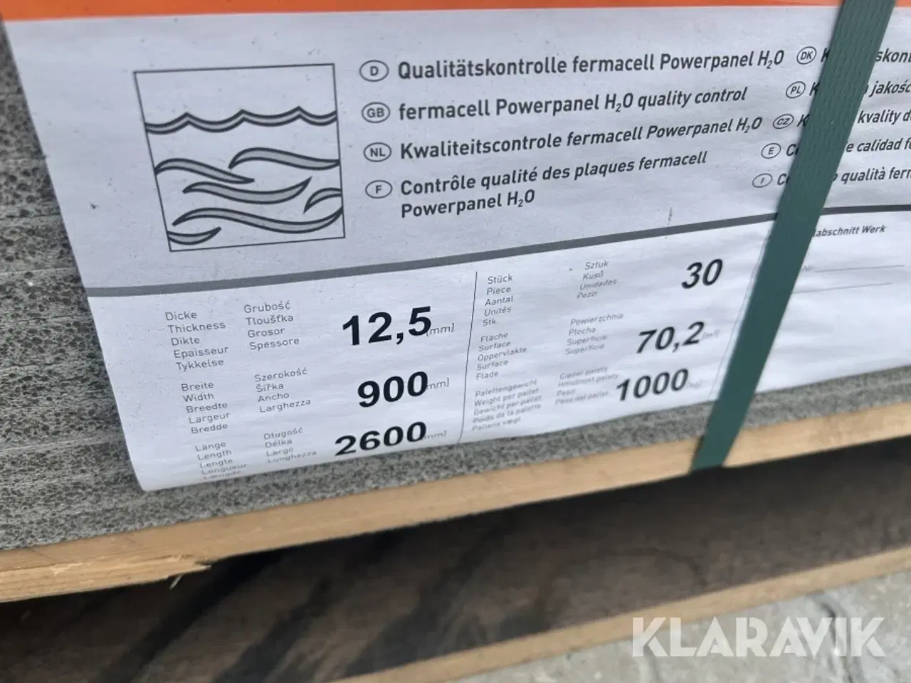 Billede 3 - Byggeplader Fermacell H2O Powerpanel 12,5 mm 30 styk