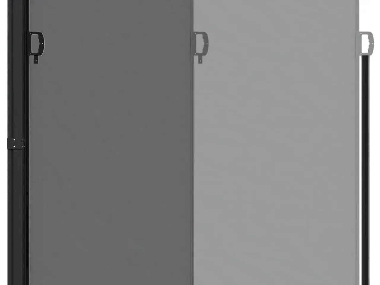 Billede 5 - Sidemarkise 200x300 cm sammenrullelig sort