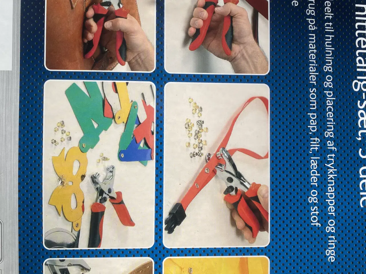 Billede 3 - Duro hul- og nittetangsæt med 3 dele. KUN 100kr