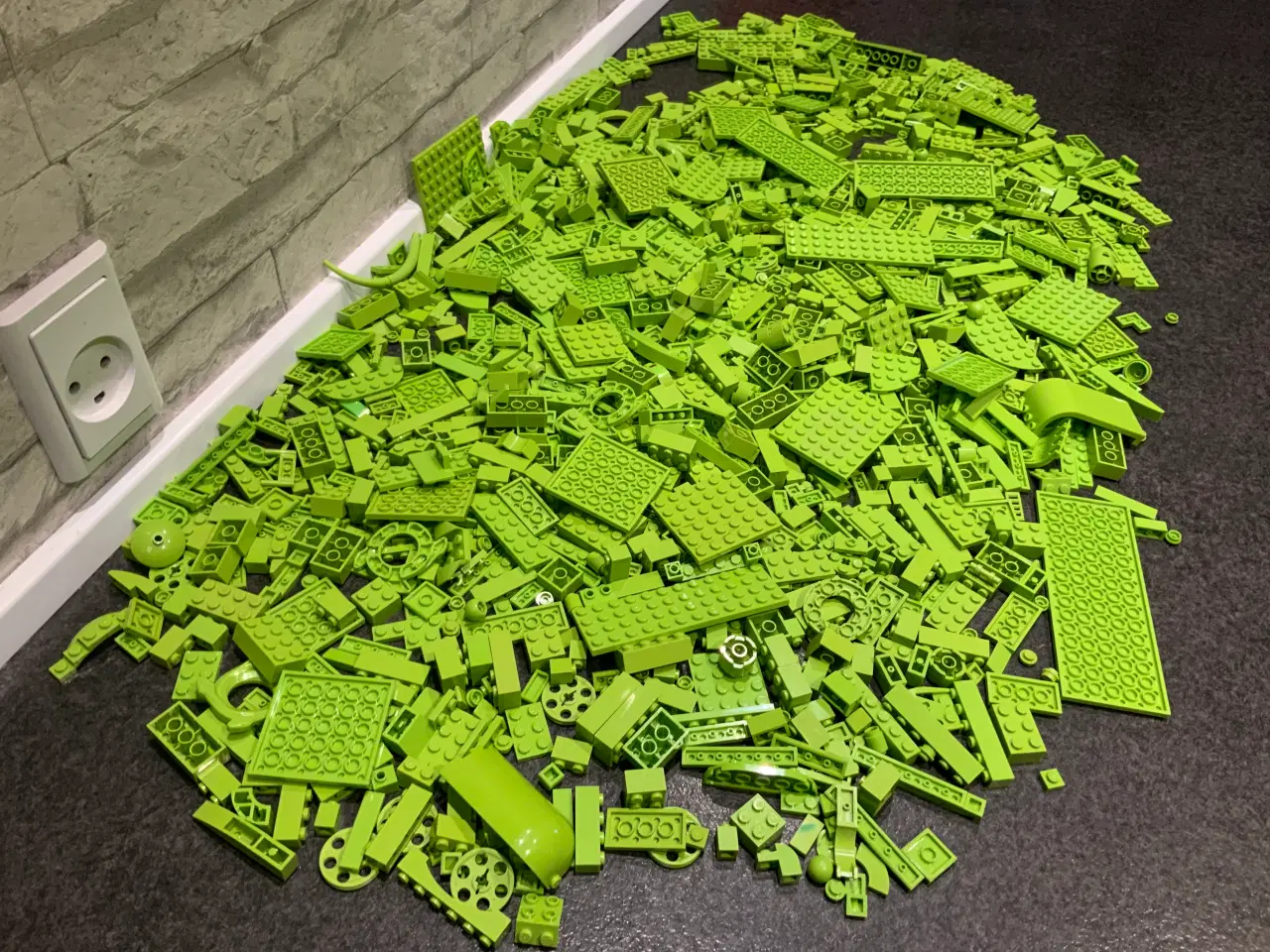 Billede 8 - Lysegrønne legoklodser