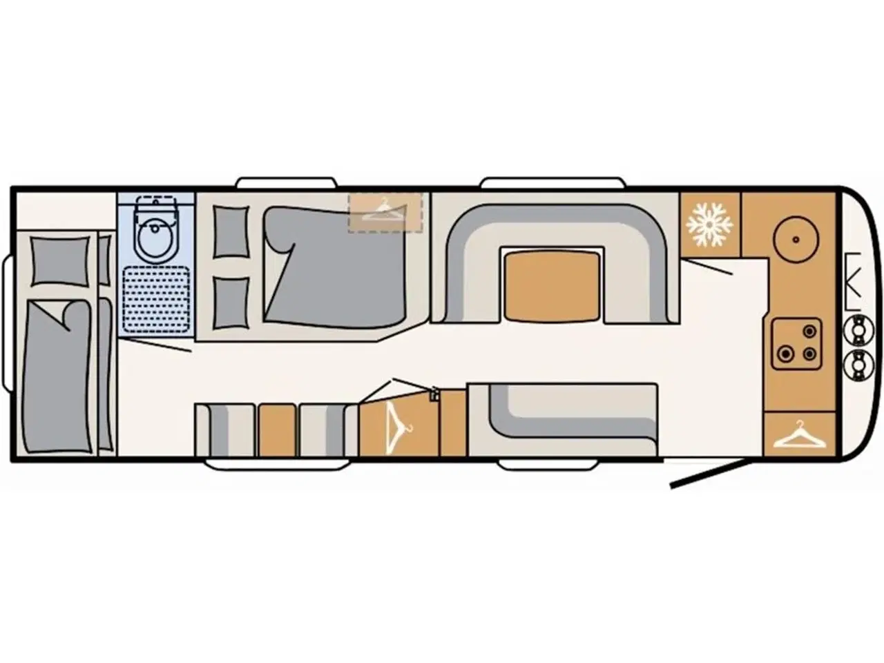 Billede 17 - 2023 - Dethleffs Beduin Scandinavia 740 BFK   Lækker Familie vogn med Alde centralvarme fra Dethleffs fra Hinshøj Caravan A/S