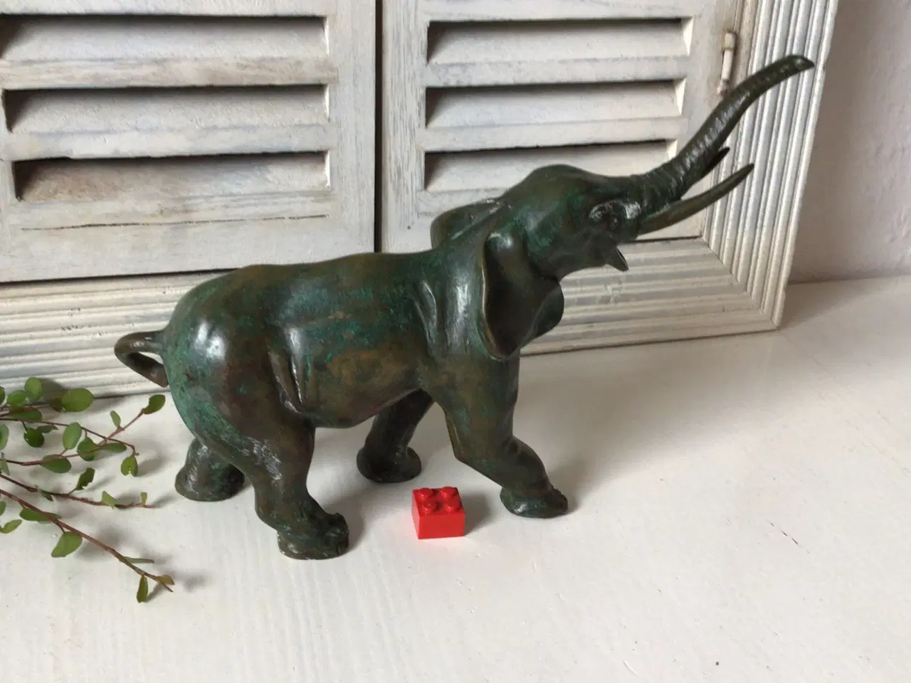 Billede 2 - Elefant bronzefigur 