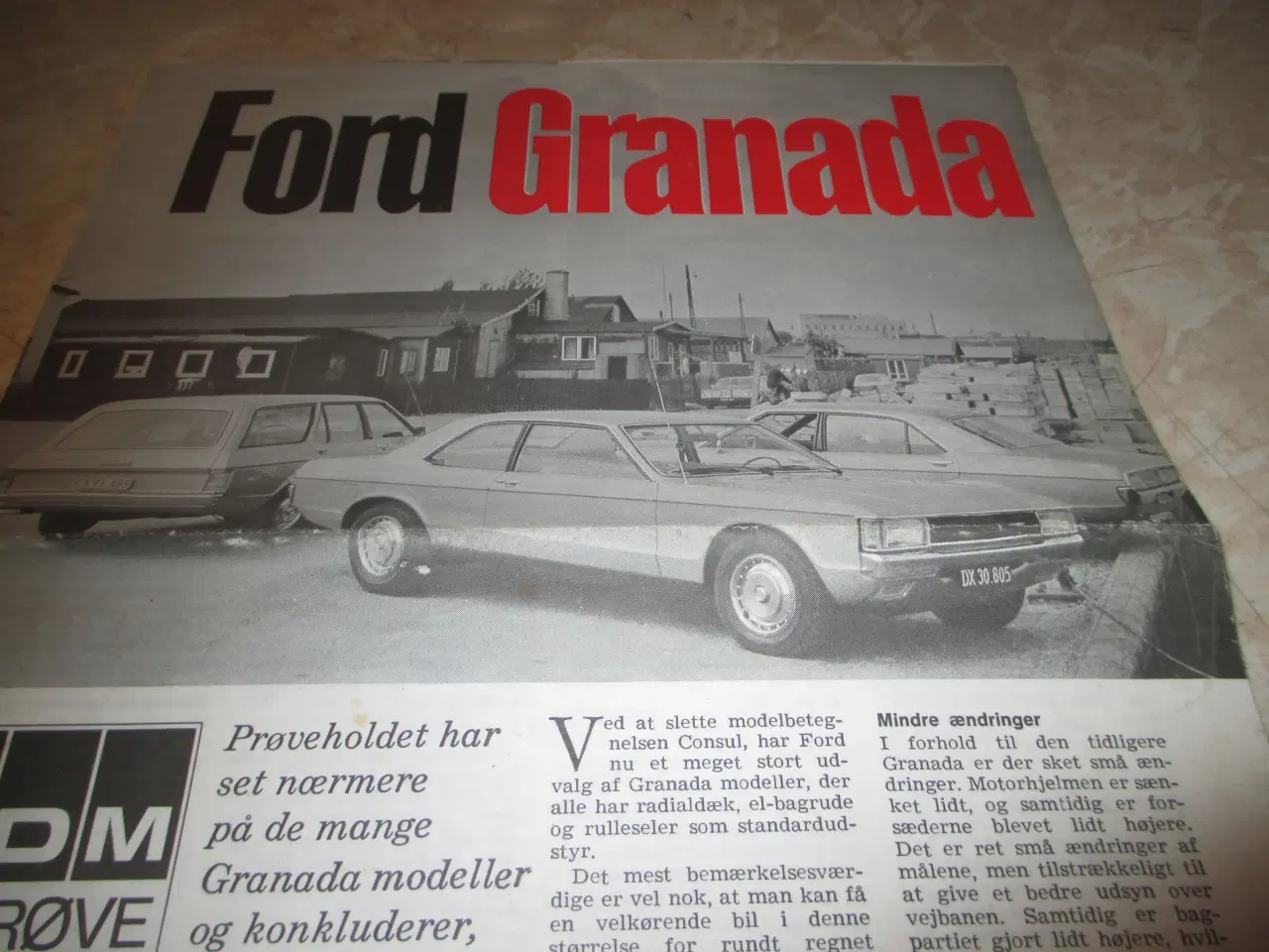 Billede 1 - Ford Granada  Blad