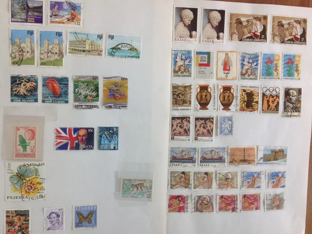 Billede 2 - frimærker fra Frankrig og Grækenland 