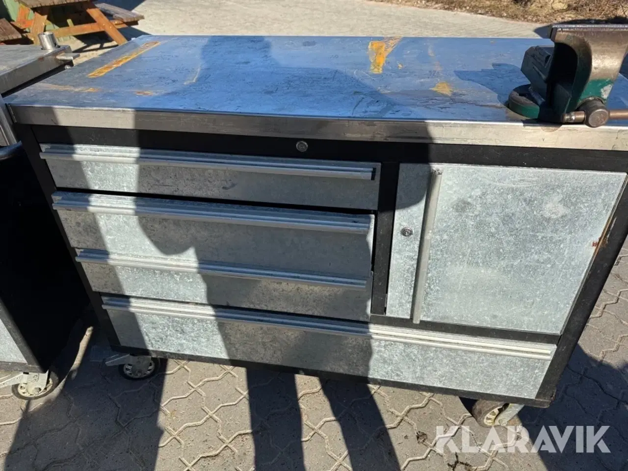 Billede 5 - Værksteds bord på hjul