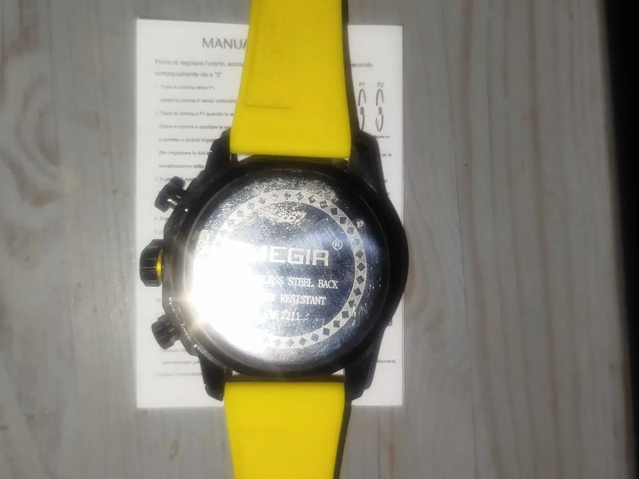 Billede 6 - herre ur i flot sort og gul farve