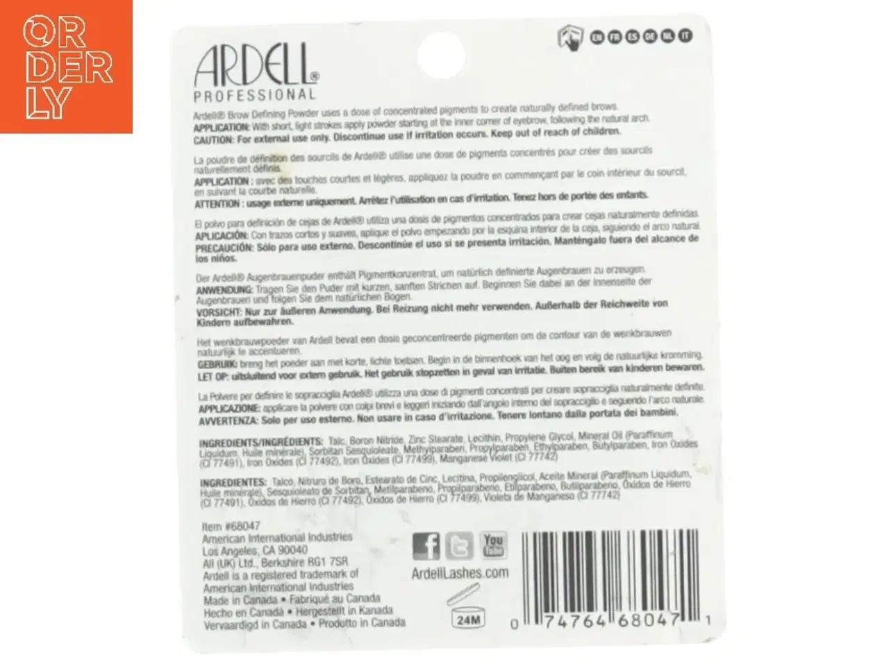Billede 4 - Bryn Defineringspudder fra Ardell (str. 5,5 x 4 cm)