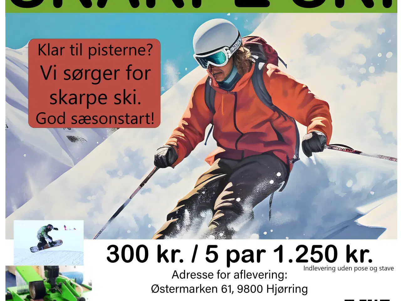 Billede 3 - Ski slibning og voksning
