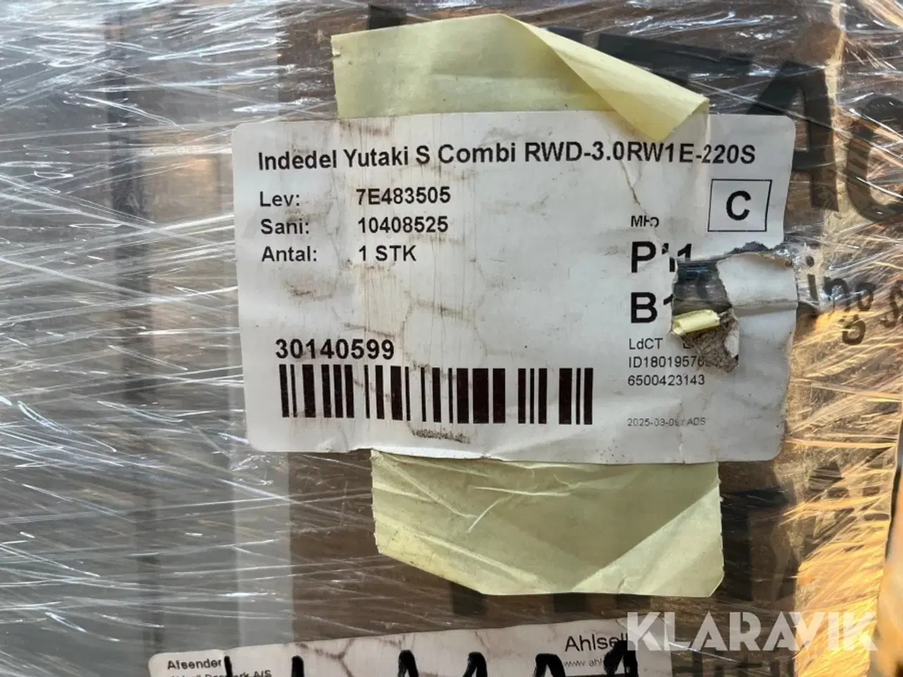 Billede 5 - Varmepumpe - indedel Hitachi Yutaki S Combi med luft/vand tank