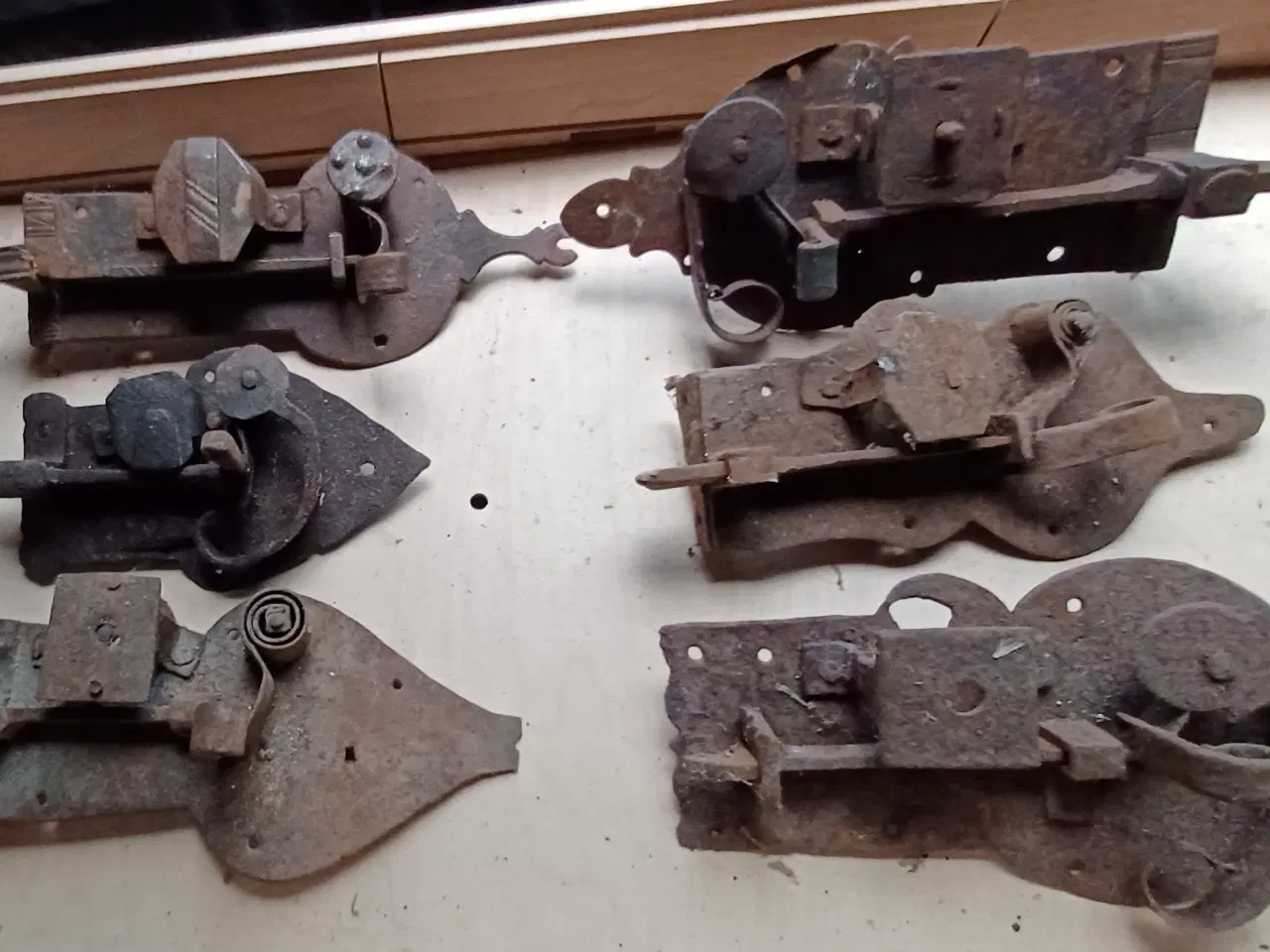 Billede 14 - Antikke dørlåse