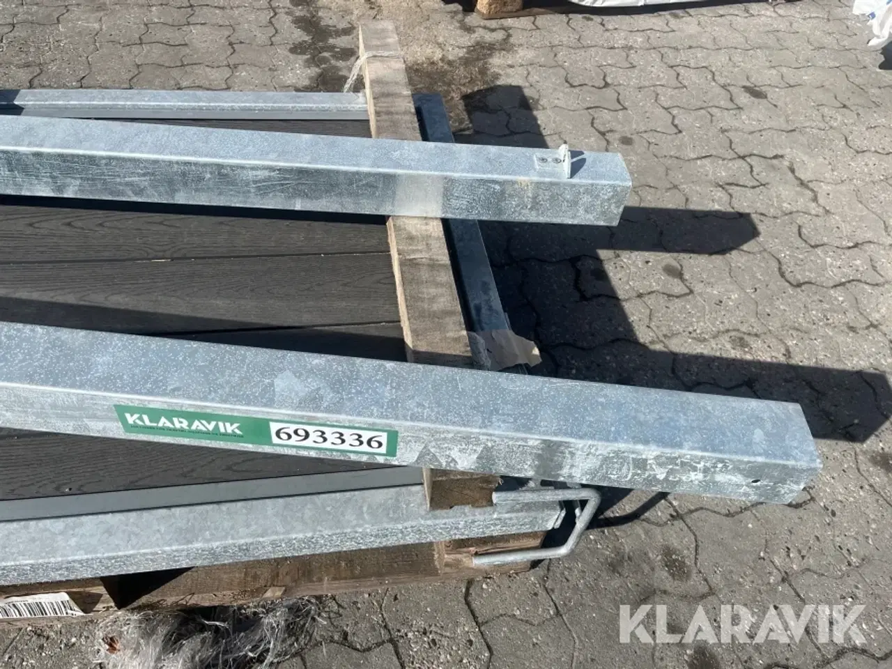 Billede 2 - Galvaniseret havelåge 1 styk