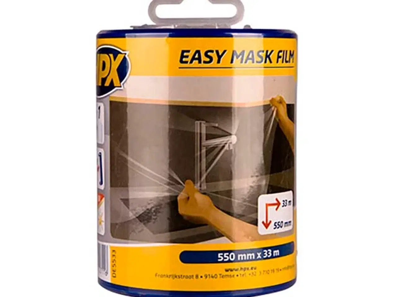 Billede 1 - HPX afdækningsfilm i dispenser 550mm x 33m