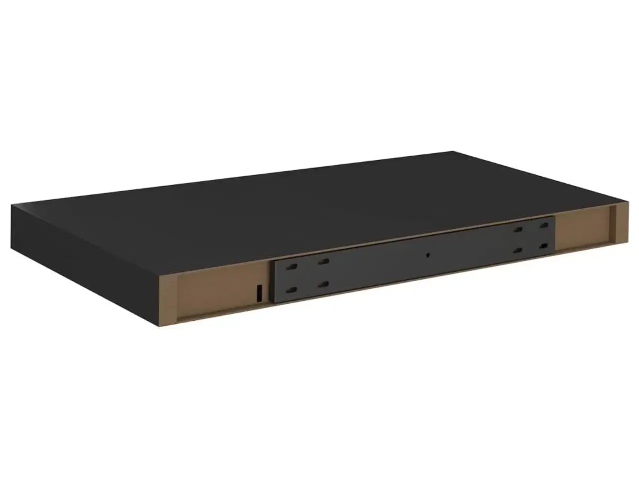Billede 8 - Væghylder 4 stk. 50x23x3,8 cm MDF sort