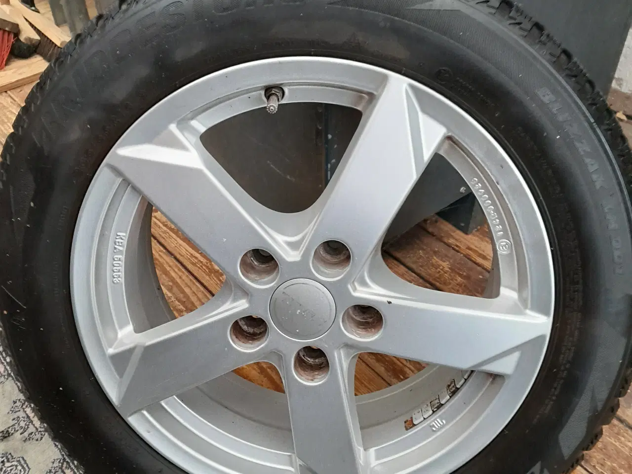 Billede 1 - 4 stk alufælge 5/110  2mm mønster Hyundai i30