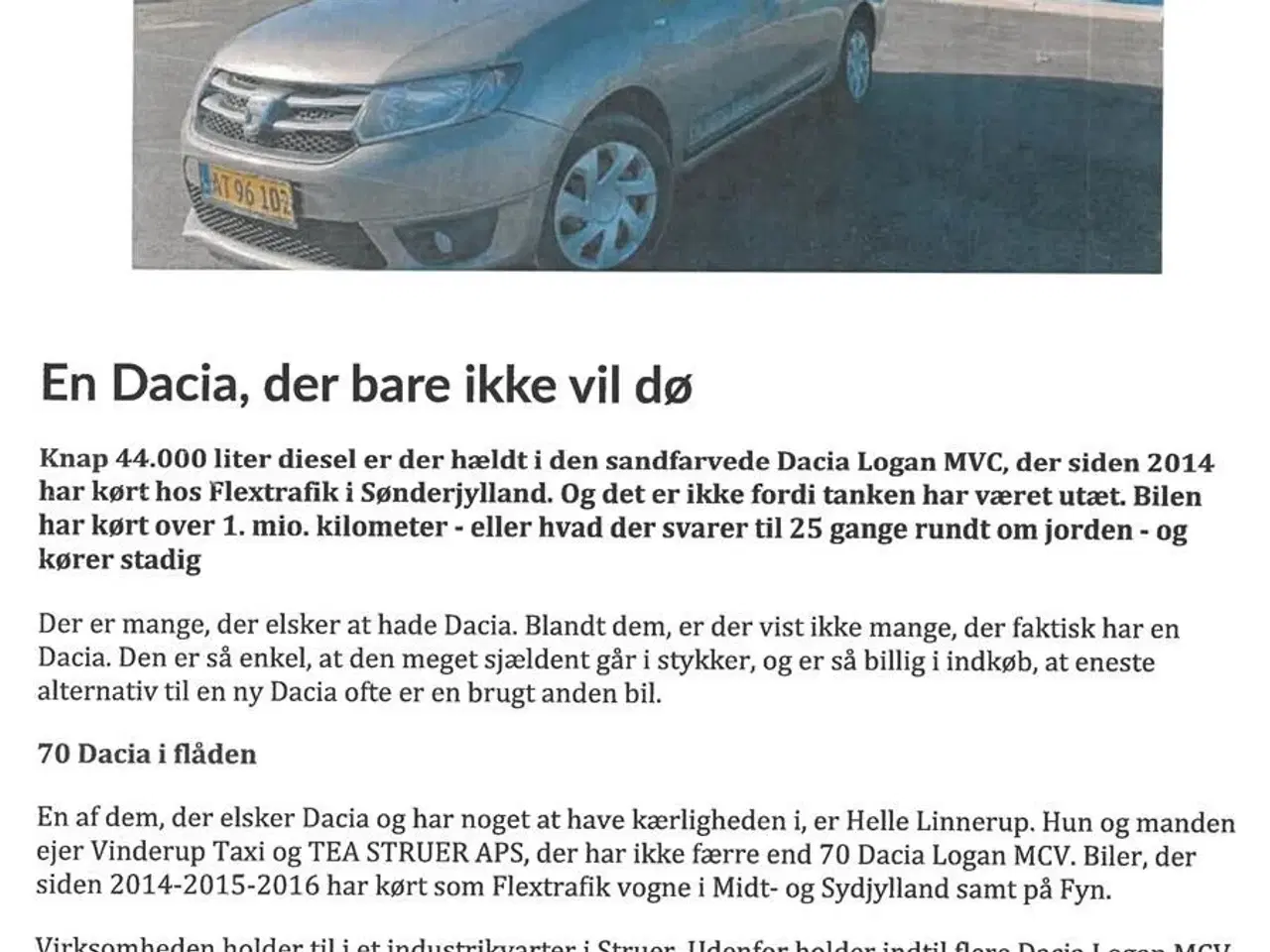 Billede 5 - Dacia Logan 1,5 DCi Lauréate Start/Stop 90HK