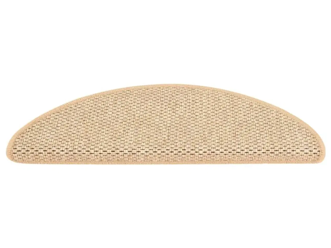 Billede 3 - Selvklæbende trappemåtter 15stk. 65x21x4cm sisal-look lys beige