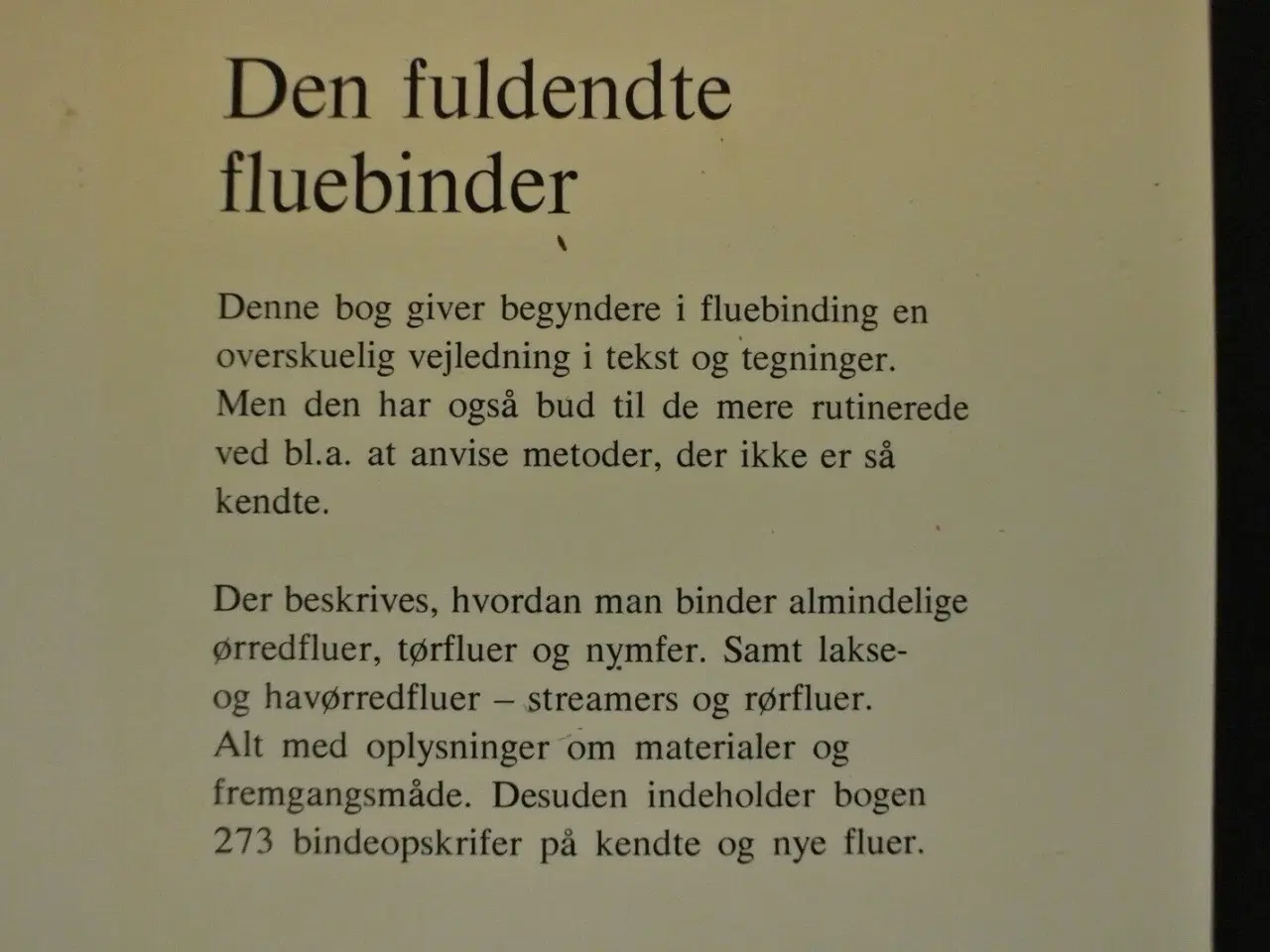 Billede 4 - den fuldendte fluebinder, af bill sjöström og rolf