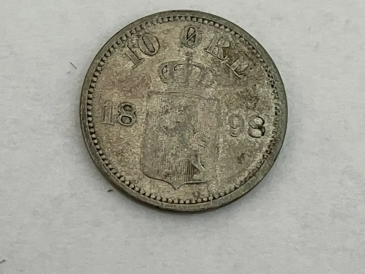 Billede 1 - 10 Øre 1898 Norge