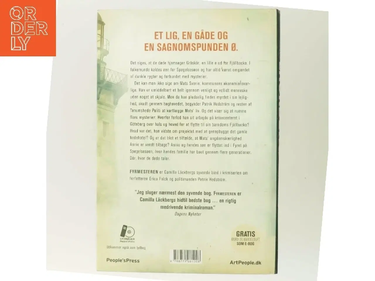 Billede 3 - Fyrmesteren : kriminalroman (Klassesæt) af Camilla Läckberg (Bog)