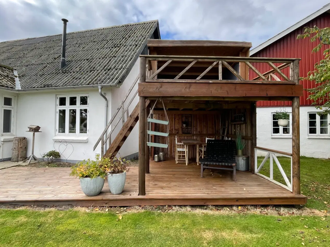 Billede 1 - Shelter med over etage 