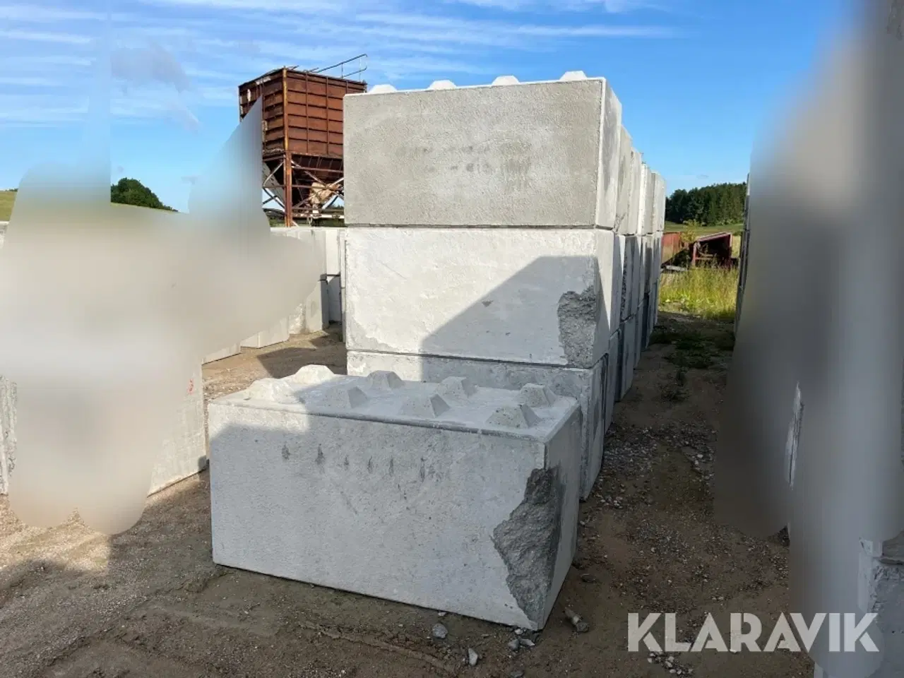 Billede 2 - Betonblokke / siloklodser 25 styk - 2. sortering