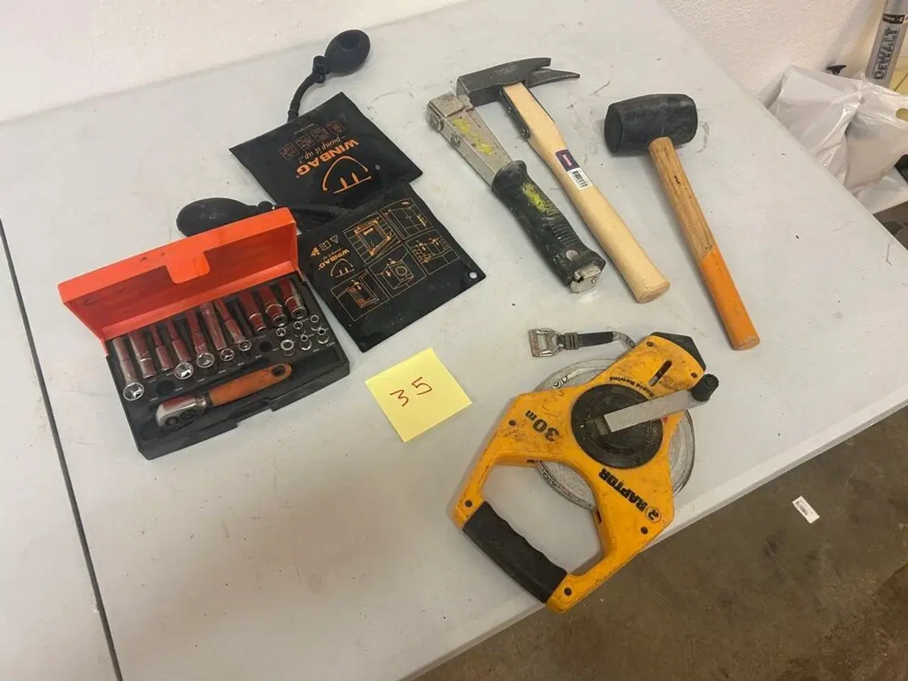 Billede 2 - Blandet værktøj, hammer, topnøglesæt mm