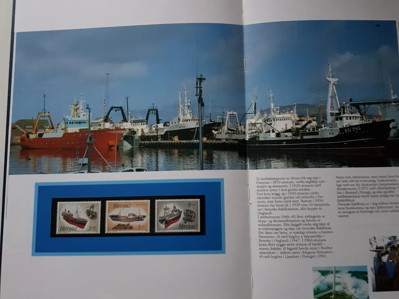 Billede 3 - Færøerne Årsbog 1987 med frimærker 